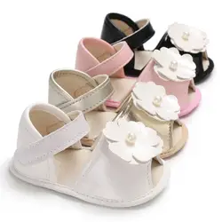Новая обувь для девочек свежие цветы милый цветок детские туфли принцессы новорожденных первые ходоки PU Цветы