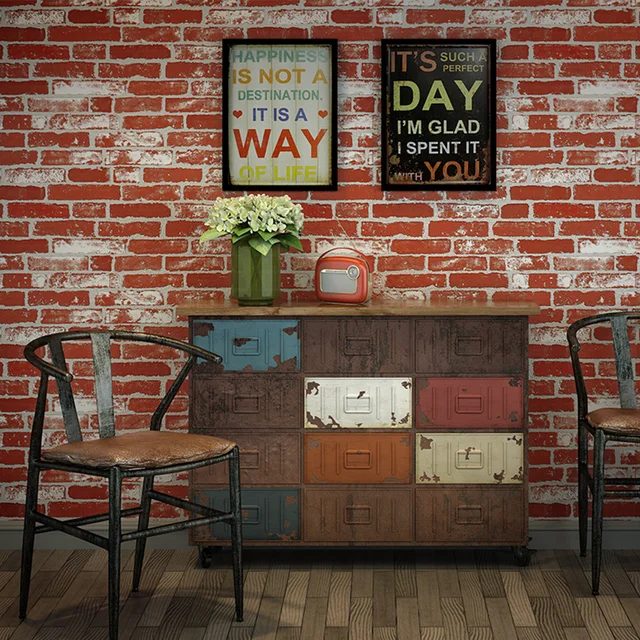 Brick Effect Wallpaper Room Ideas Brick Effect Wallpaper Room Ideas
