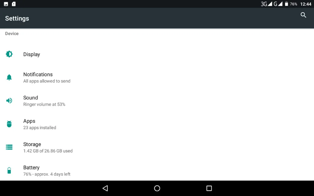 tablet android 