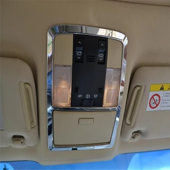 

WELKINRY car cover For Toyota Prado FJ150 2010 2011 2012 2013 2014 2015 2016 2017 2018 ABS chrome roof reading lamp light trim