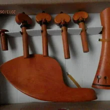 Запчасти для скрипки, 2 комплекта фитингов для скрипки 4/4 натуральный Самшит профессиональный класс