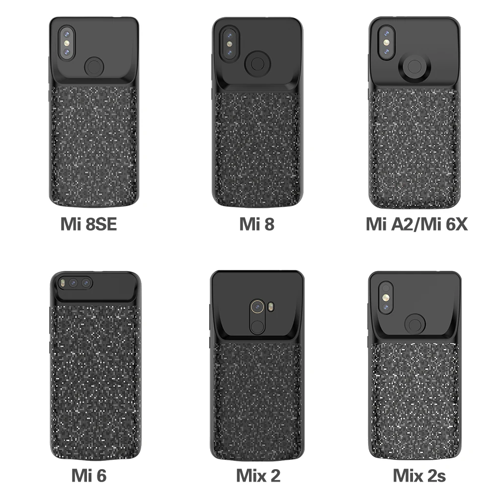 Портативный Для Xiaomi Mi Mix 2 2S Чехол для зарядного устройства для Xiaomi Mi 6 6X8 8SE чехол для аккумулятора для телефона Аксессуары для путешествий