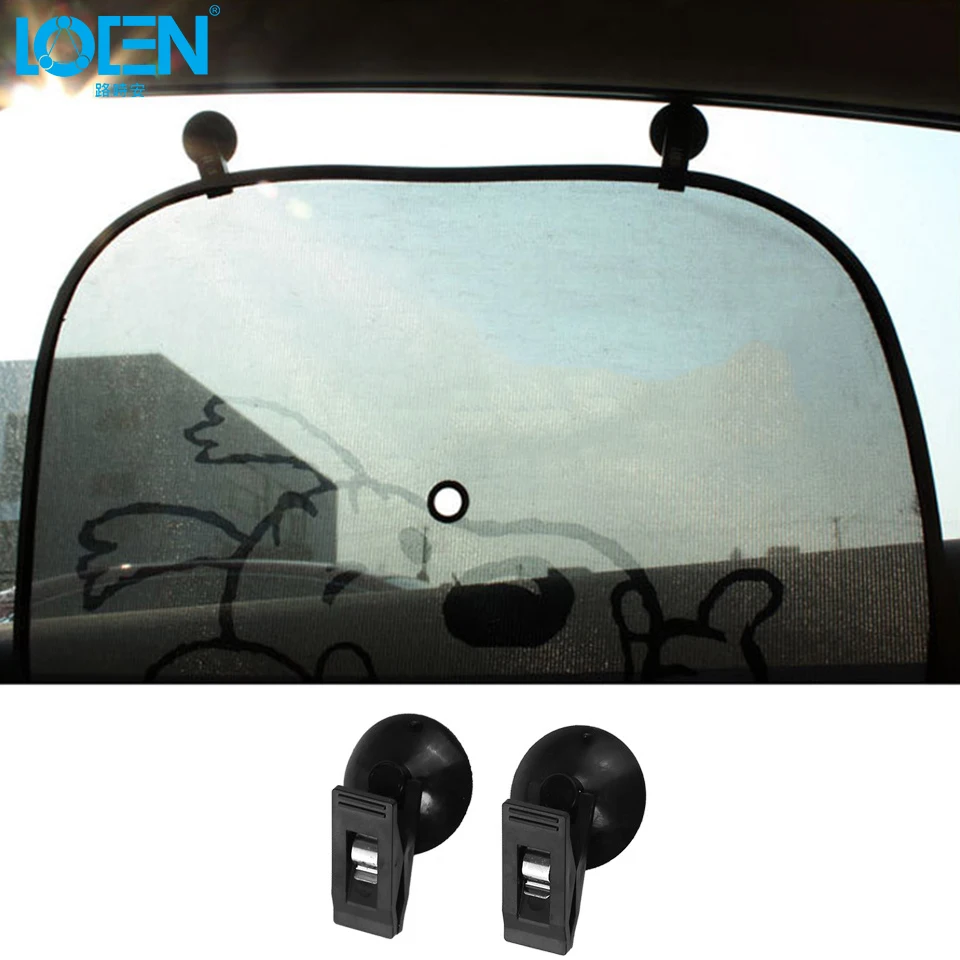 

2PCS Car Window Mount Suction Sucker Fastener Clip Auto Hook Holders For Sun Shade Curtain Cloth Cards Ticket Glasses Case