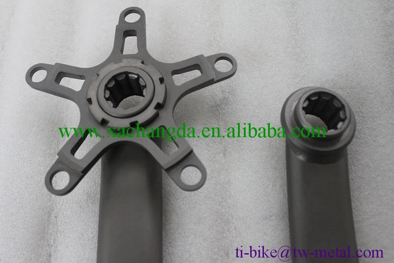 Titanium bike cranks06