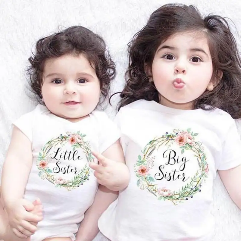 Family Matching Clothes Outfits Little Big Sister Match ...