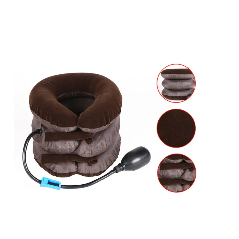 

Neck Traction Neck Massage Inflatable Blow UP Cervical Vertebra Tractor for Neck Headache Back Pain Support
