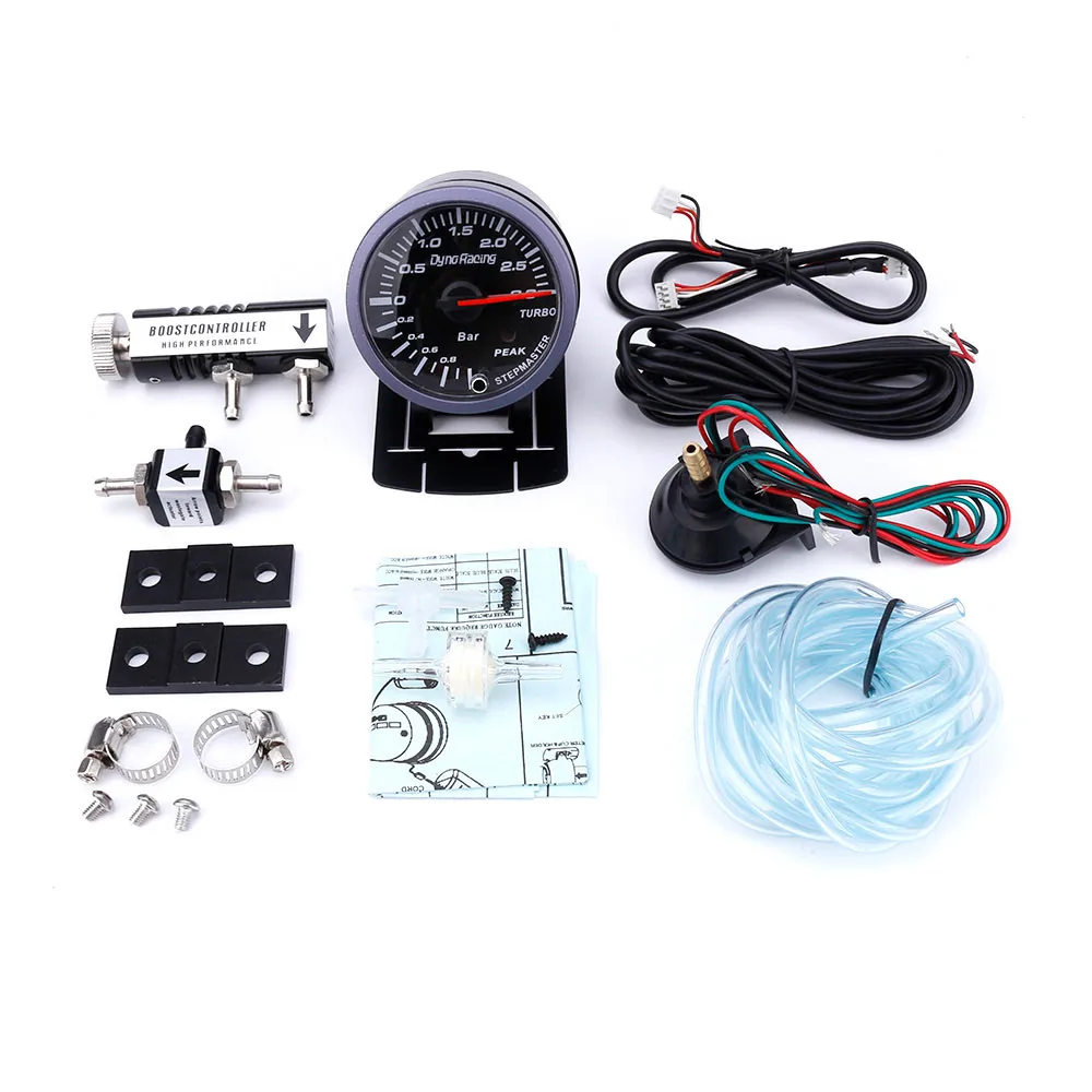 Dyoracing 60mm Car Turbo Boost Gauge 3bar With Adjustable Turbo Boost