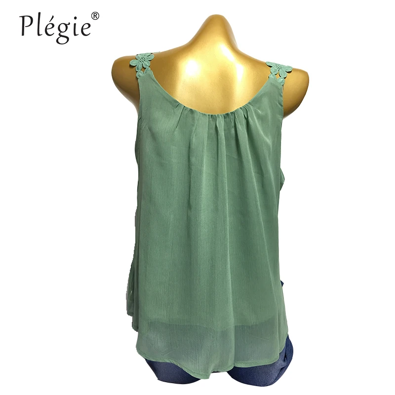 Plegie 5XL размера плюс блузка для женщин 2018 летнее платье с кружевами в стиле пэчворк