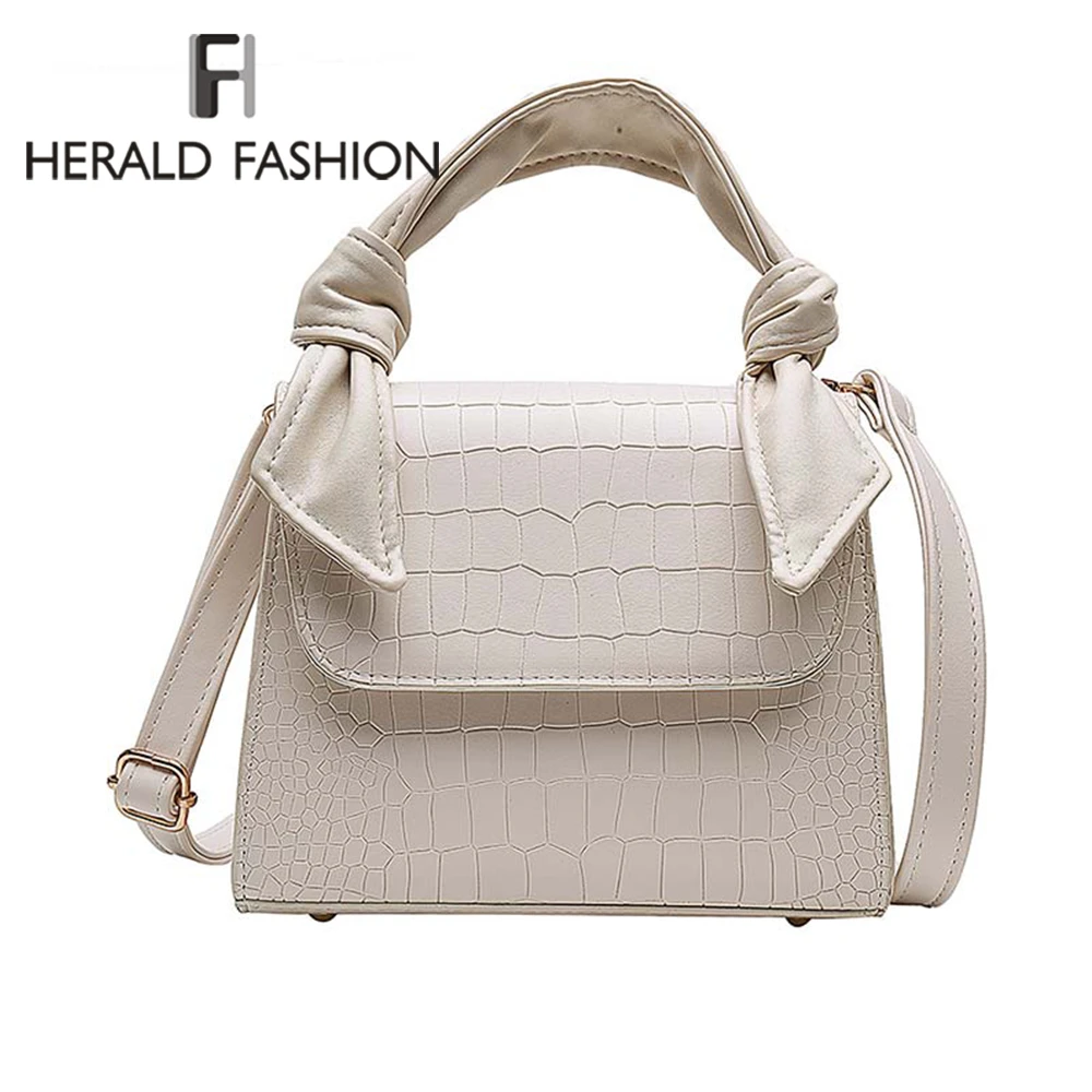 

Herald Fashion Women's Handbags Quality Leather Female Shoulder Bags Brand Design Casual Solid Ladies' Top-Handle Tote Bag Sac
