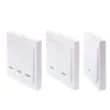 Panel de pared transmisor remoto inalámbrico 433 Mhz RF 1 2 3 botón Control remoto interruptor elegante pegajosa transmisor del panel de pared ► Foto 2/6