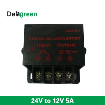 

24V to 12V 5A DC DC step donw Converter 60W Regulator Car wide input Reducer Buck converter power supply