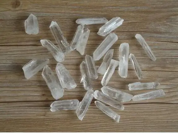 

(0.22LB)AAAA +Clear NATURAL Lemurian Seed Quartz Crystal Points Specimen100g /lot free shipping
