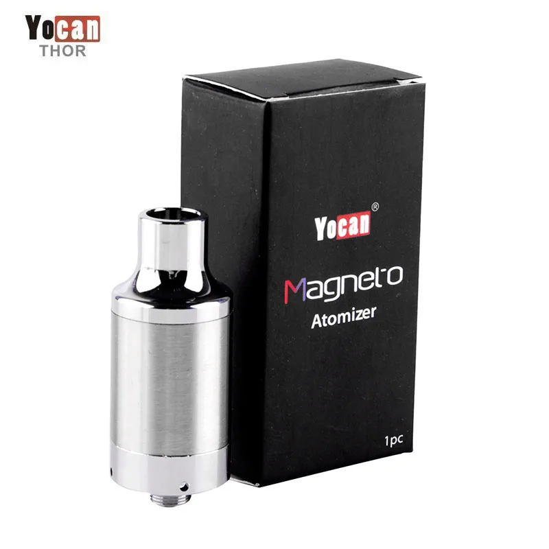 

Original Yocan Magneto Wax Atomizer electronic cigarette vape Atomizers Magnetic Coil Cap fit Ceramic coils leaks prevent E cig