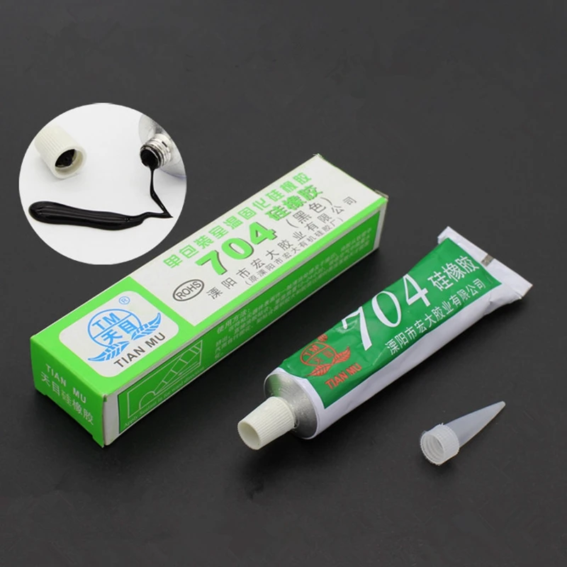704 Silicone Rubber Black Waterproof Insulation Silicone Sealing Glue