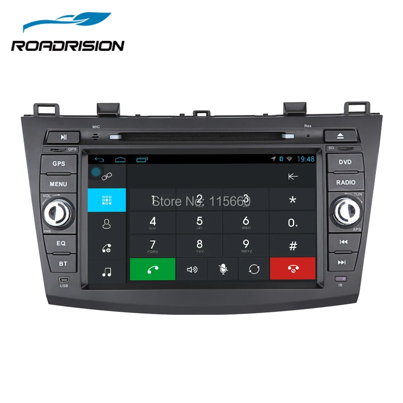 RoadRision Android 6 0 автомобильный DVD для Mazda 3 2010 2013 центральный мультимедийный wi fi радио