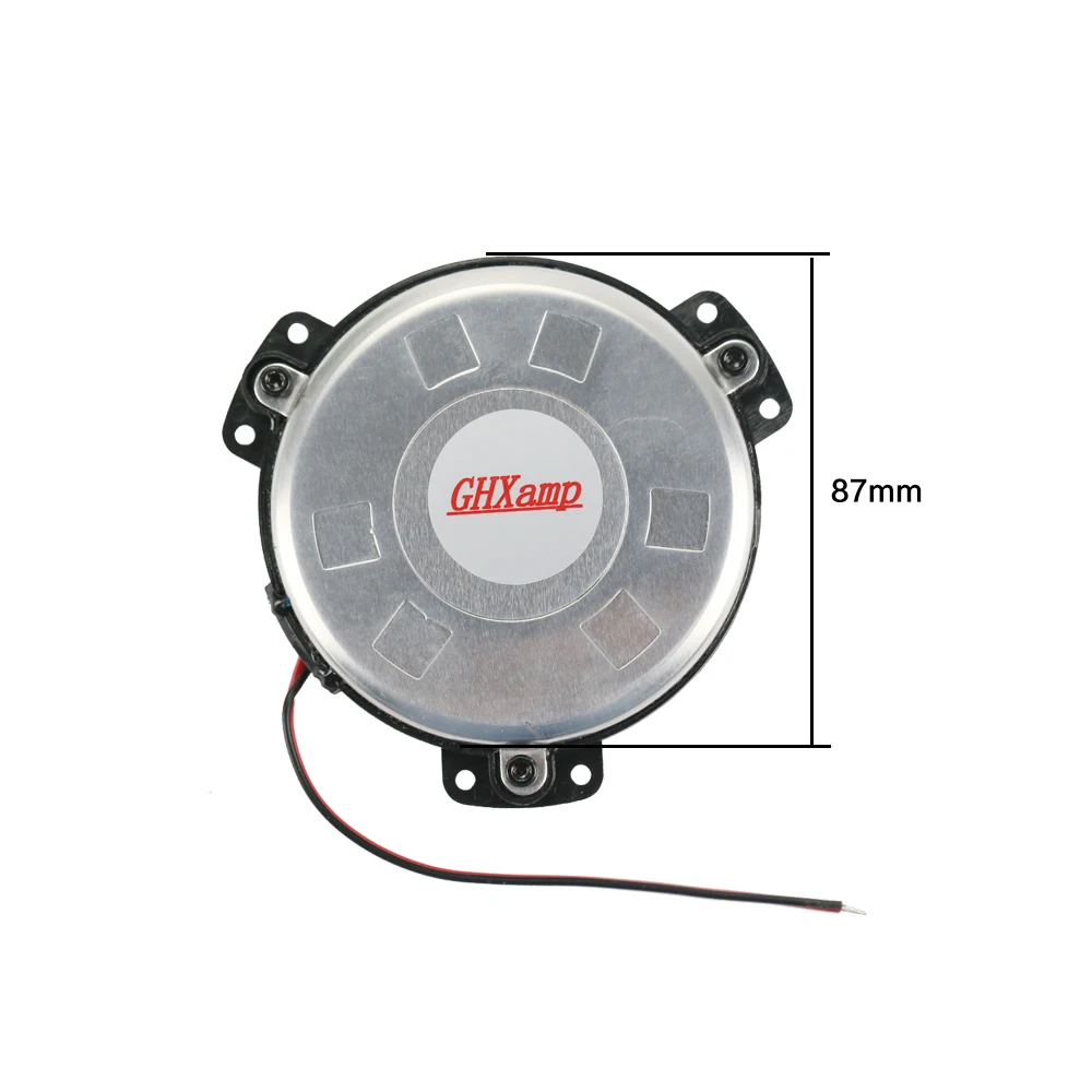 Ghxamp 87mm Feeling Music Low Frequency Vibration Speaker Subwoofer Plane Resonance Car Seats Home Massage SPA 20Hz-150Hz 1PC 2