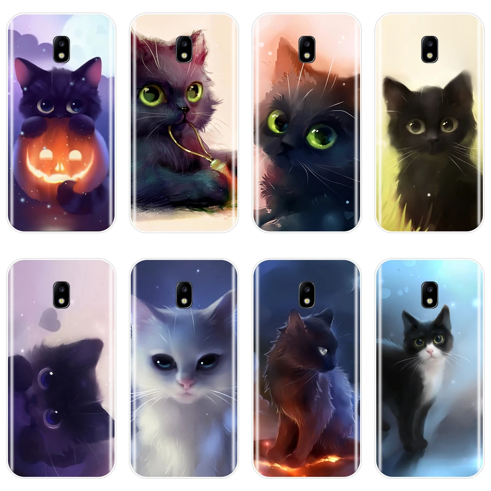 

For Samsung J4 J6 J8 Plus Case Silicone Cute Cat Cartoon Back Cover For Samsung Galaxy J2 J3 J5 J7 2016 2017 Prime Phone Case
