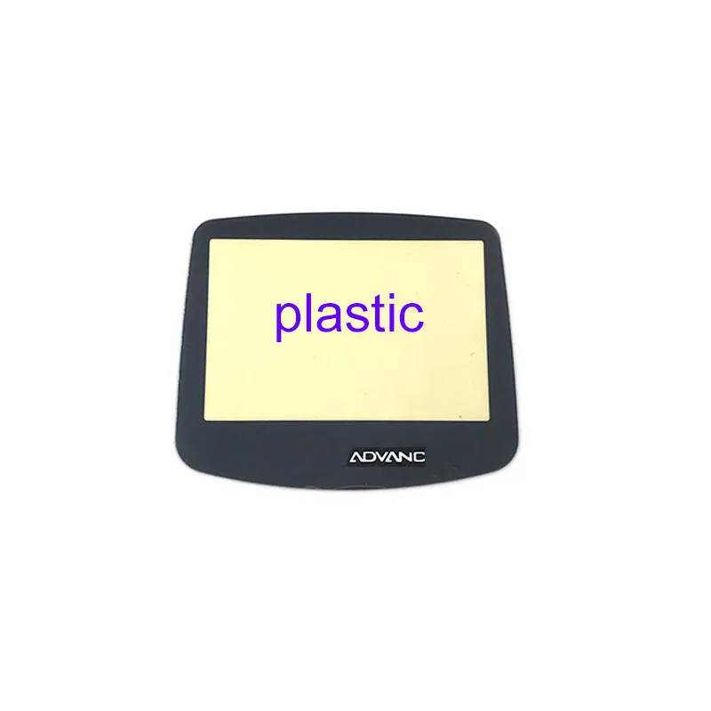 Замена для Super famicom Крышка для объектива экрана для Gameboy Advance стеклянная линза для GBA пластиковая линза стеклянная Защита объектива - Цвет: plastic lens