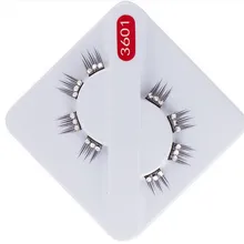 Накладные ресницы с бриллиантами, 1 пара Накладные ресницы для наращивания ресниц ручной работы, пушистые ресницы