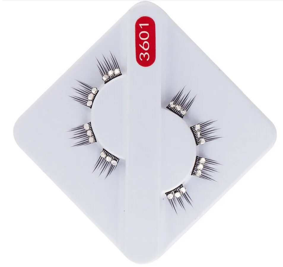 

False Diamond Eyelashes 1Pair EyeLashes Faux Cils Handmade For Eyelash Extension wispies eyelashes