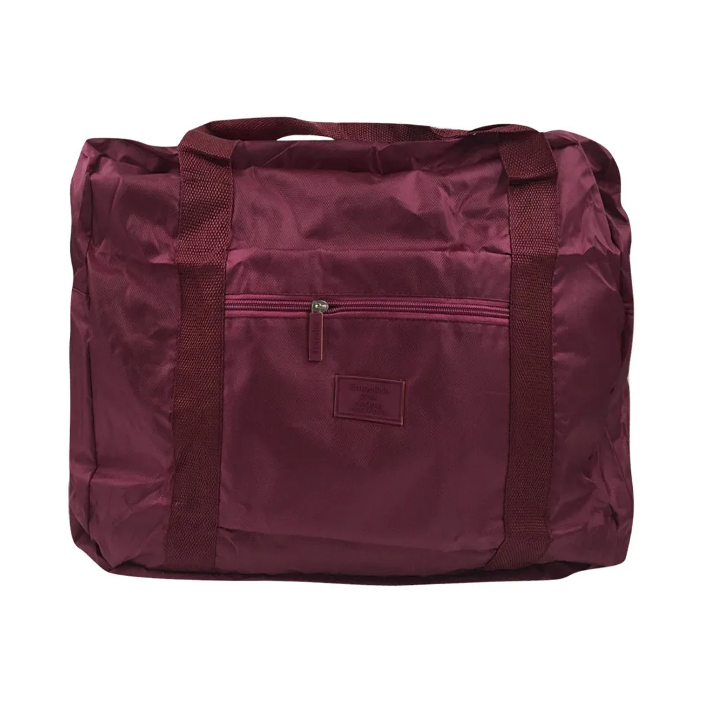 Водонепроницаемая дорожная сумка для мужчин и женщин, складная сумка ZHDAOR, большая однотонная вместительная модная дорожная сумка, сумка для хранения багажа, одежды, T3