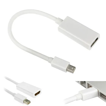 

Mini Displayport to HDMI AV HDTV Adapter Cable 4K for MacBook PowerBook DP V1.2 GDeals