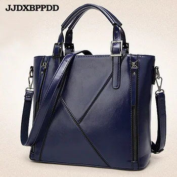 

Fashion 2018 PU Leather Shoulder Bag Ladies Summer Handbags Famous Brands Women Black Saffiano Tote Bag New Casual Women Bag