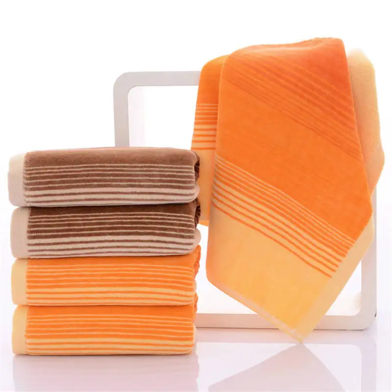 

Warm Color Towel Simple Home Absorbent Towels Extra Thick Cotton Towel Soft and Comfortable Large Unisex Towels