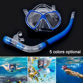 

High Swimming Dry Top Snorkel with Goggle for Swimming Diving DOG88