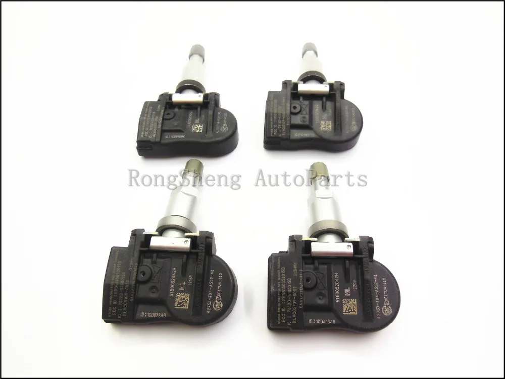 XYQPSEW 4 шт. для датчиков давления воздуха в шинах Honda Acura OEM TPMS 42753 TX4 A512 M1 набор из