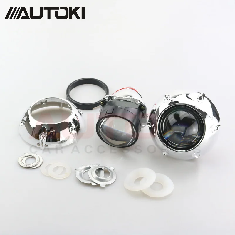 Бесплатная доставка обновленные автомобильные мини фары Autoki 2017 2 5 дюйма