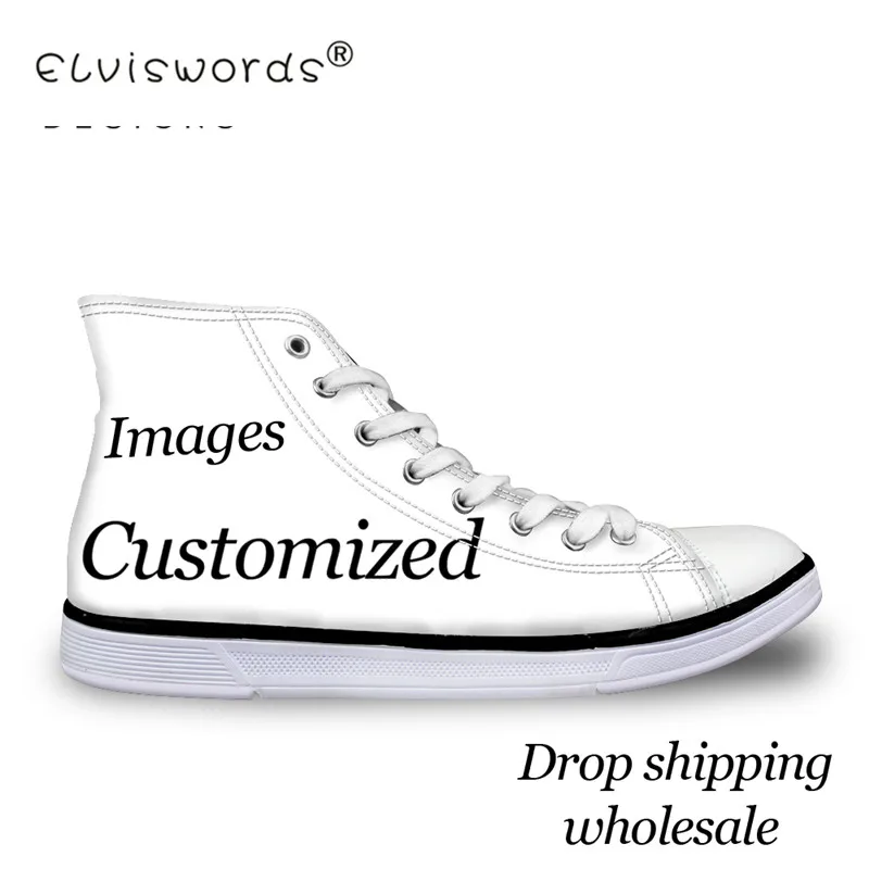 ELVISWORDS/магический Купальник Высокая парусиновая Вулканизированная обувь Zapatos De