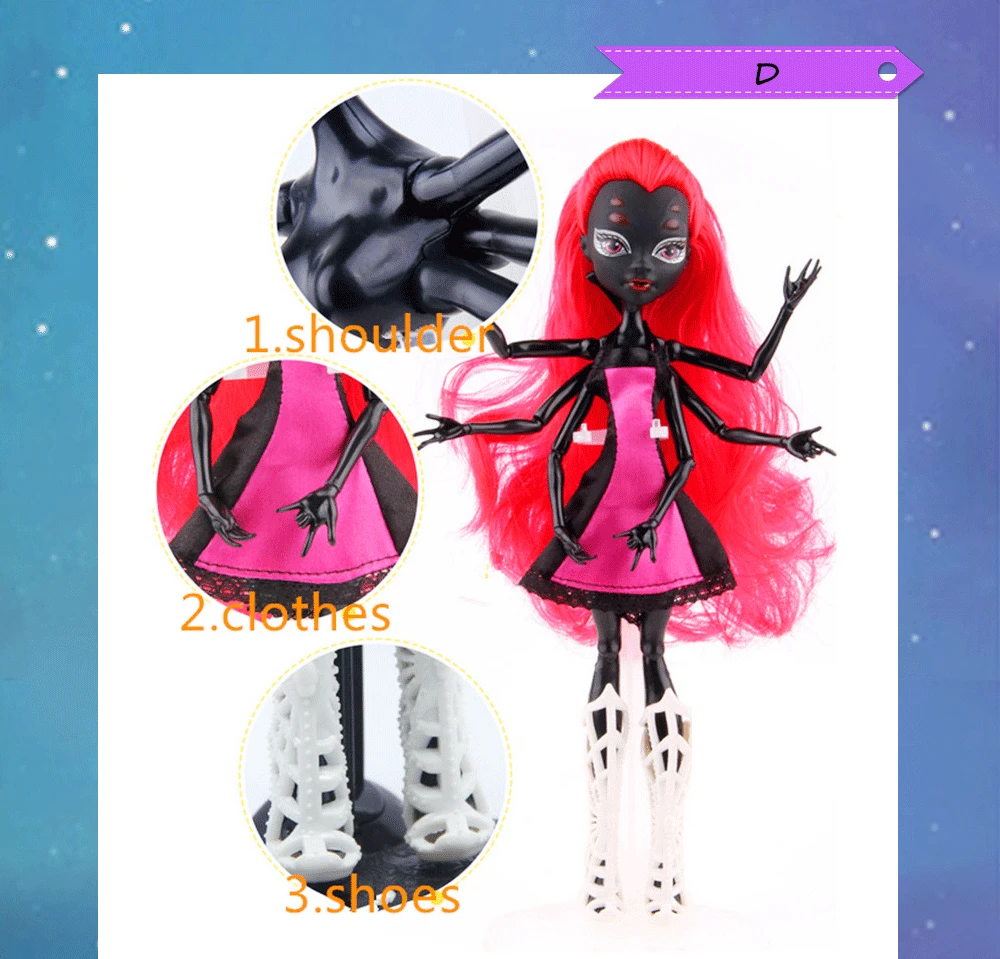 MOMEMO Monster Doll высокое качество общие мероприятия подарок модные куклы пластиковые монстр игрушки кукла для девочек Специальные куклы подарок