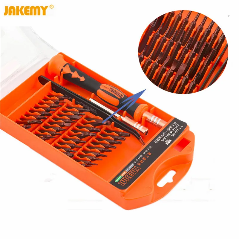 JM-8113 39 in 1 Screwdriver Bit Set With Torx Flat Cross Star Magnetic Screw Driver Tools Repair Laptop Computer Cell Phone Set JM-8113 39 in 1 Screwdriver Bit Set With Torx Flat Cross Star Magnetic Screw Driver Tools Repair Laptop Computer Cell Phone Set