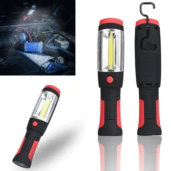 

2 in 1 COB Magnetic Work Light Multifunction Flashlight Inspection Light LED Flashlight With Dry Battery