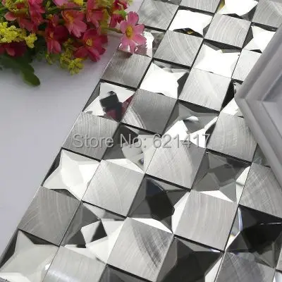 nine surface with diamond mirror aluminum metal
