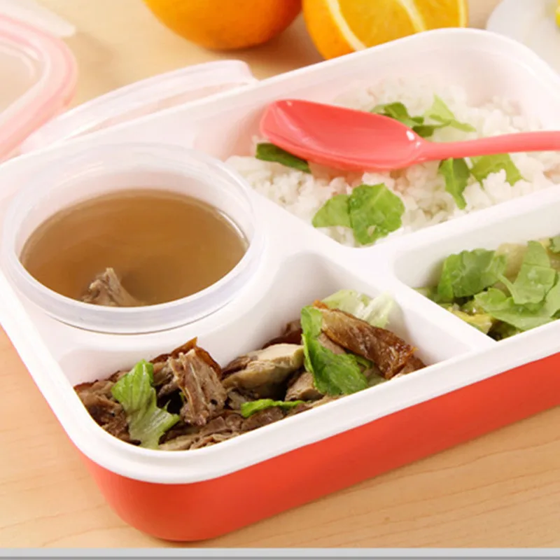 Японский офис Портативный Ланч-бокс для детей школы PP пластиковая коробка для бенто кухня герметичный Кемпинг Пикник контейнер для хранения продуктов