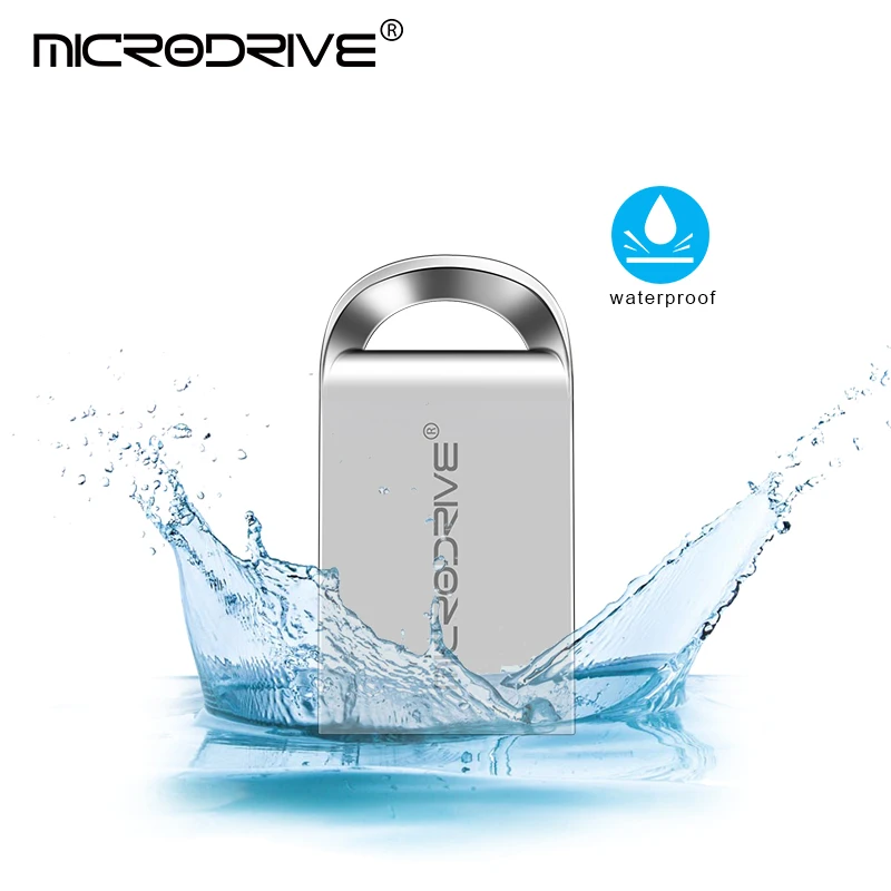 Супер мини металлический usb флеш-накопитель USB 2 0 64 ГБ 32 16 8 карта памяти Флешка 100%
