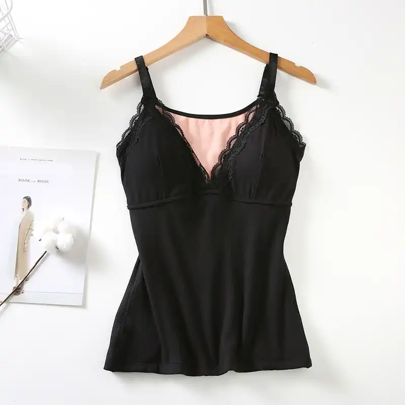 冬暖かいタンクトップ女性用下着セクシーな下着の女性ソフトウォームベスト Aliexpress