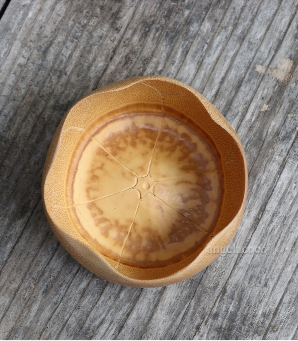 Ручной работы бамбука Чаша для салата смешивания продуктов питания суп Райс контейнер для чаши Творческий деревянная посуда японской