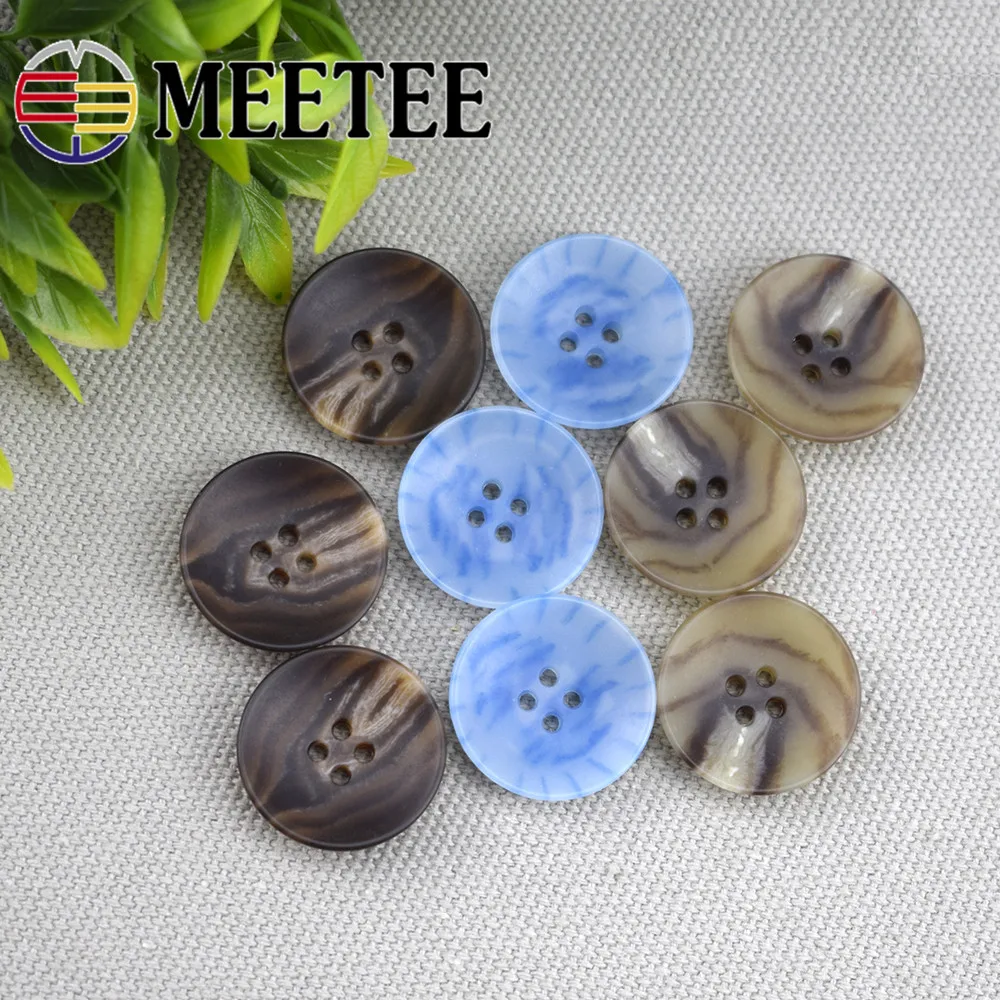 Resin button thick round edge button coat windbreaker sweater buckle