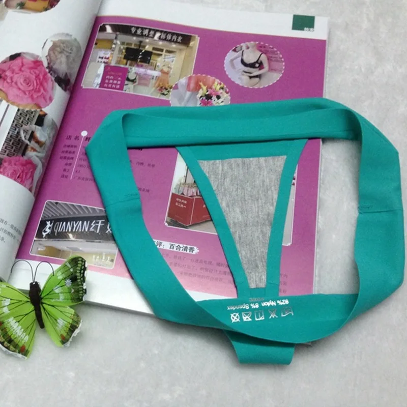 2019 hot women's sexy solid color seamless underwear panties letters ladies underwear underwear cotton thong ladies underwear