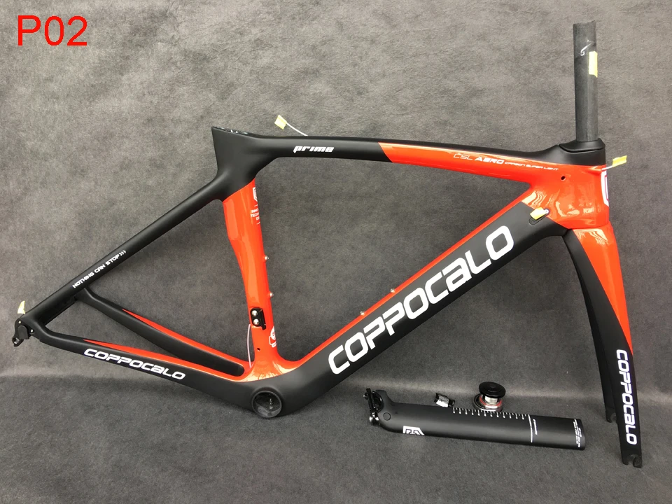 Top fluo yellow 2019 Carbon Road Bike Frame 47 50 53 55 57cm P03 glossy Carbon Frame Road Racing 6 colors bicycle frames 9