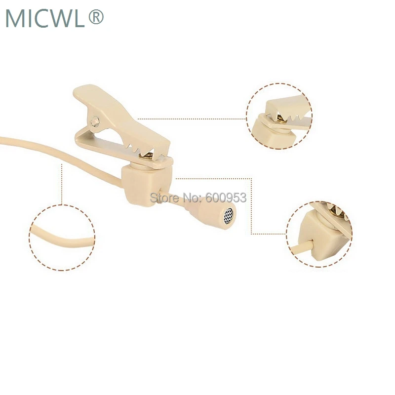 Pro петличный микрофон с отворотом для Sennheiser беспроводной трансмиттер
