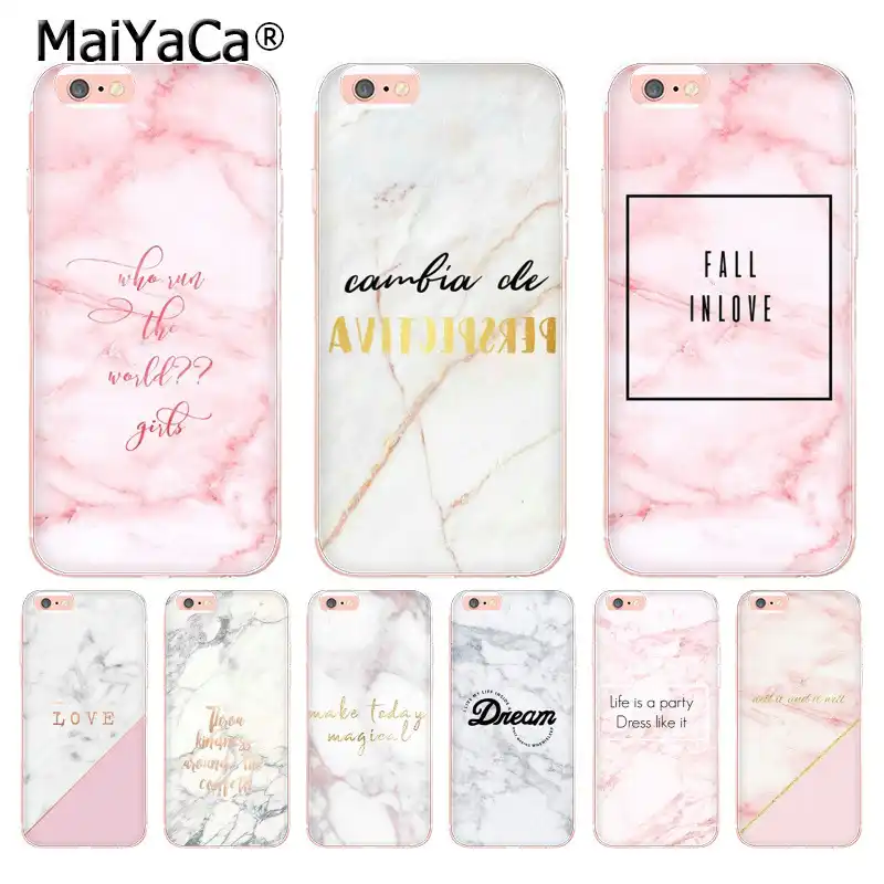 Detail Feedback Questions About Maiyaca Gold Marble Pink Love Cute