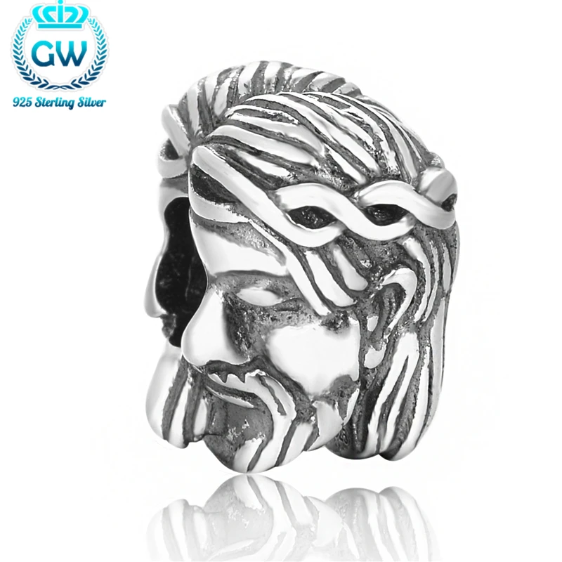 Sterling-Silver-Jewelry Religious Charms For Jewelry Making Fits Charm Bracelets Bangle Women Brand GW Jewellery T173 | Украшения и