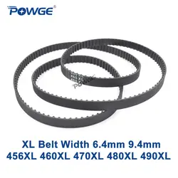 Powge XL ГРМ 456/460/470/480/490 Ширина 025 037 зубы 228 230 235 240 245 зубчатый ремень 456xl 460xl 470xl 480xl 490xl