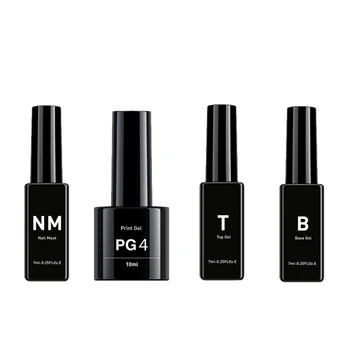 

2018 Newest V11 Nail Printer Machine Nail Gel B PG NM T Glue Four Bottles Of Set Transfer Picture Design Accessories