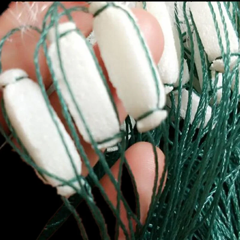 quality H1.3*L50M 3 layer sink net gill net fish trap sticky fishing net china outdoor pesca fishing network