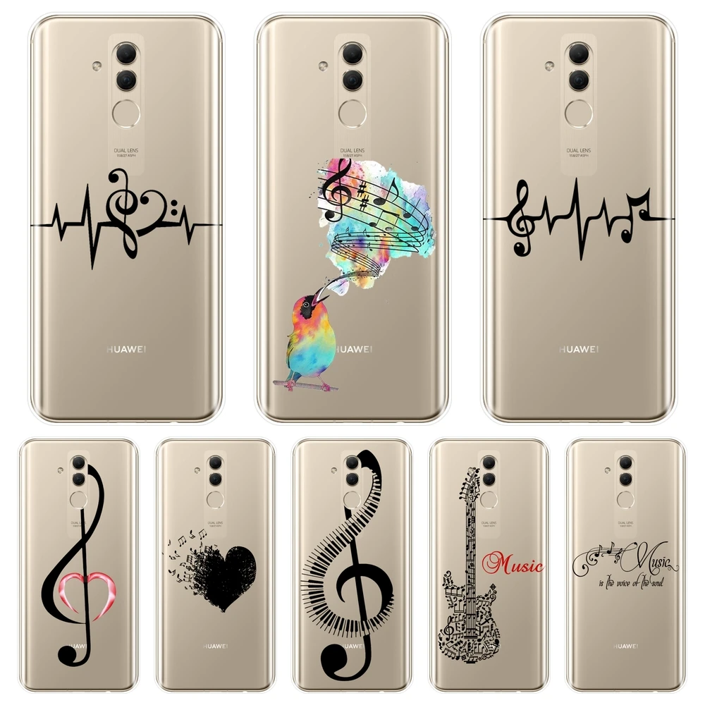 Силиконовый чехол для телефона Huawei Mate 20 10 9 Pro черный мягкий чехол-накладка с